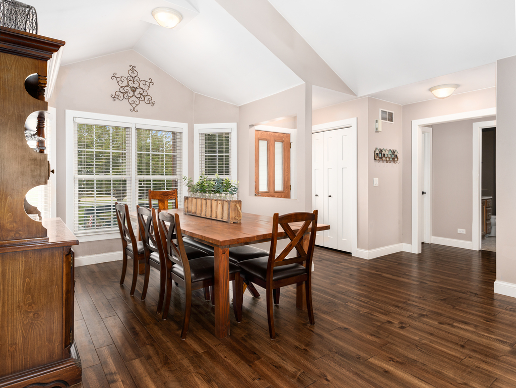 3964 East 2259th Road Serena, IL 60549 - Photo 8 of 36 a view of a dining room with furniture window and wooden floor