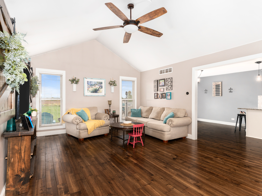 3964 East 2259th Road Serena, IL 60549 - Photo 10 of 36 a living room with furniture and a wooden floor