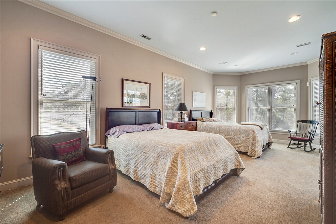 207 Edgewater Drive Anderson, SC 29626 - Photo 18 of 35 Huge master bedroom with access to screened porch