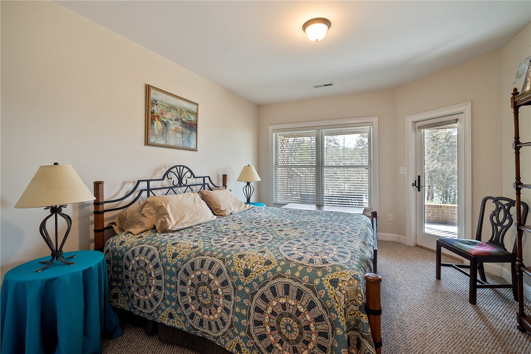 207 Edgewater Drive Anderson, SC 29626 - Photo 27 of 35 Terrace level bedroom with access to covered patio