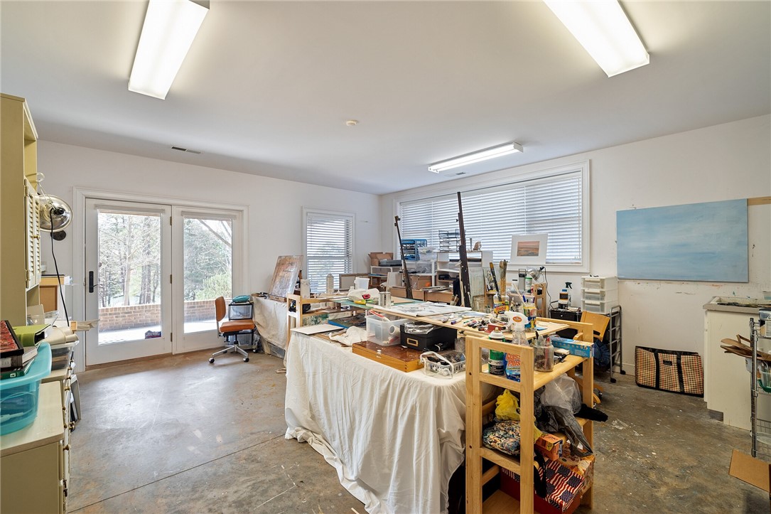 207 Edgewater Drive Anderson, SC 29626 - Photo 29 of 35 Terrace level flex space, currently used as an art