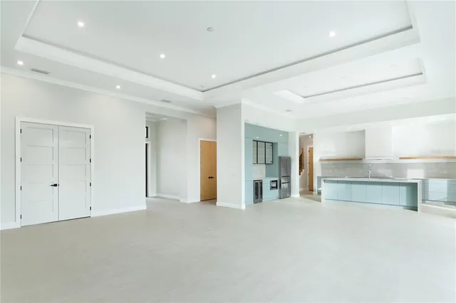 a view of an empty room