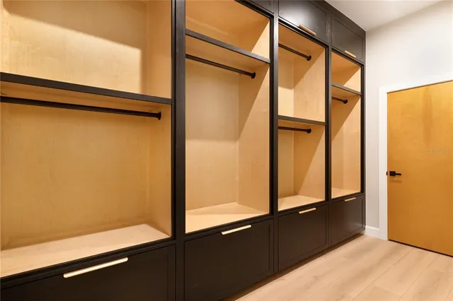 a white bath tub sitting in a bathroom