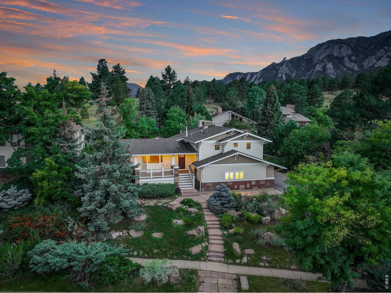 1875 Lehigh Street Boulder, CO 80305 - Photo 44 of 47 an aerial view of a house with a garden