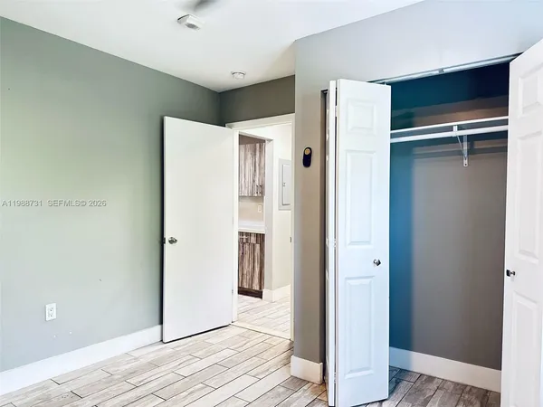 a view of an empty room