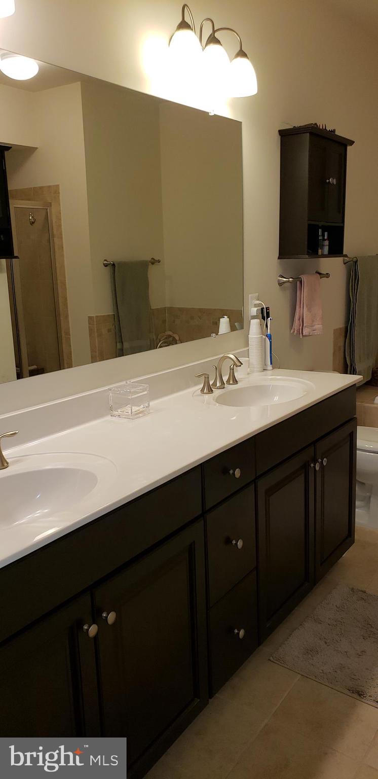 42573 Sunset Ridge Square, Unit 439 Ashburn, VA 20148 - Photo 19 of 41 Master Bath Dual Vanities; Spa Soaking Tub