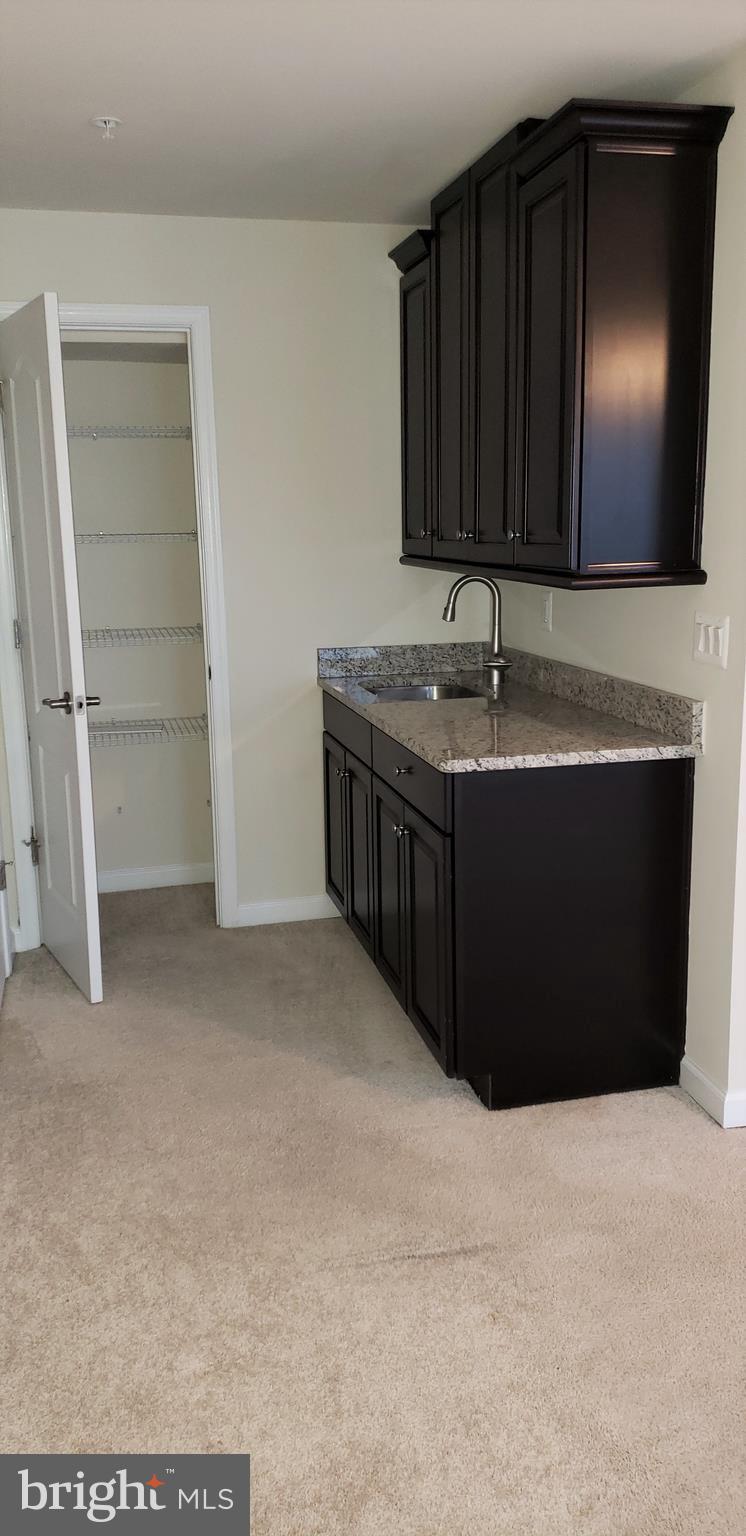 42573 Sunset Ridge Square, Unit 439 Ashburn, VA 20148 - Photo 33 of 41 LOFT Wet BAR- sink/ Granite C Tops/ pantry closet