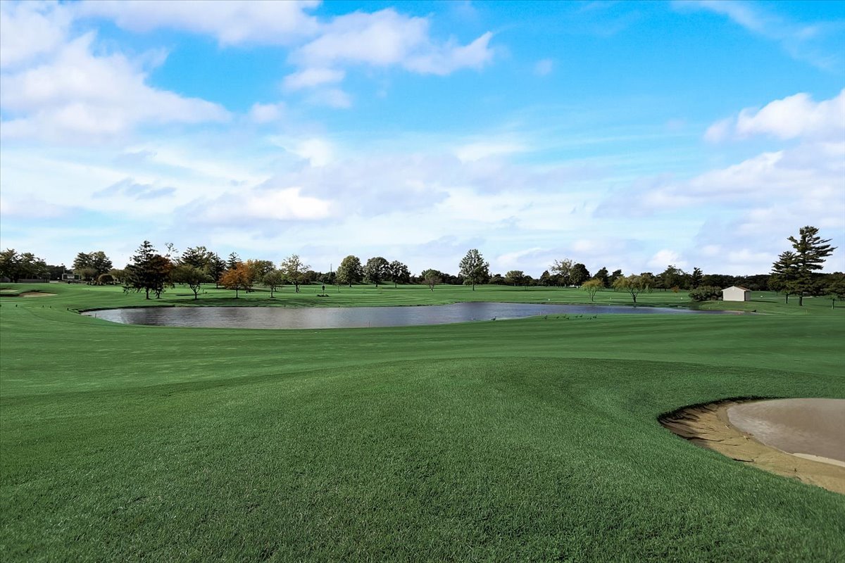 2317 Olde Mill Road Plainfield, IL 60586 - Photo 32 of 35 a view of a golf course with a lake view