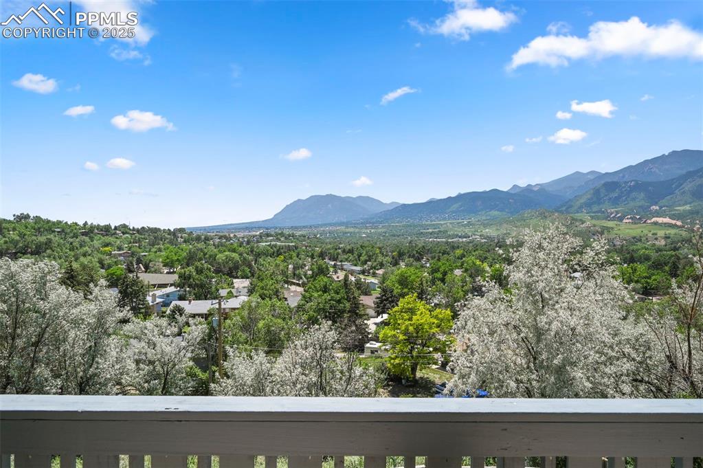 934 Fontmore Road, Unit C Colorado Springs, CO 80904 - Photo 14 of 37 a view of a green field with lots of trees in the background