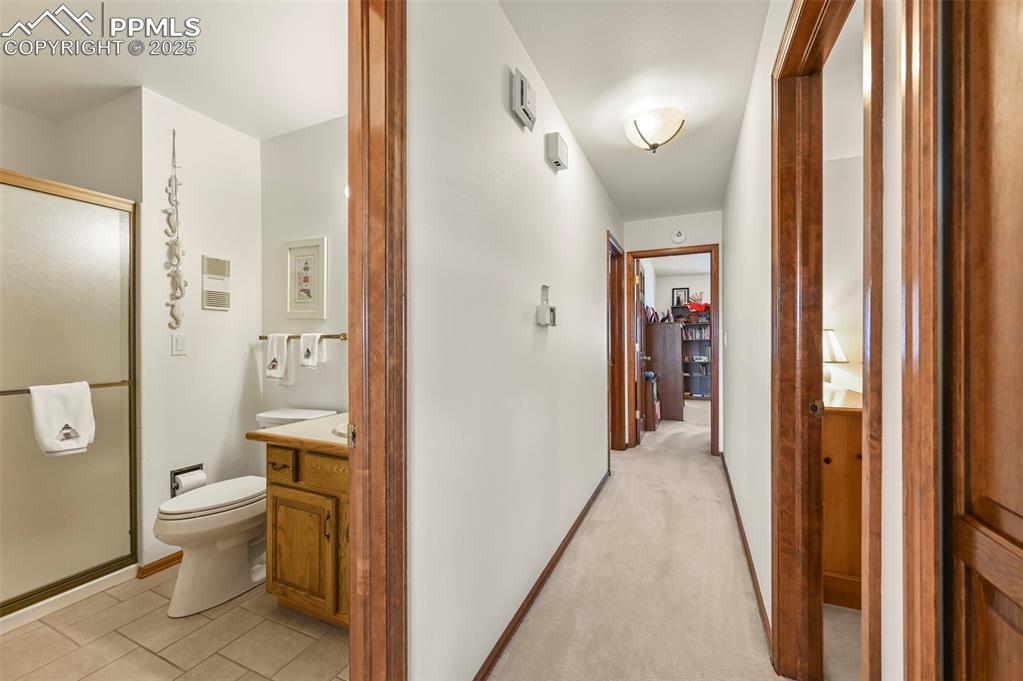 934 Fontmore Road, Unit C Colorado Springs, CO 80904 - Photo 21 of 37 a view of a bathroom from a hallway