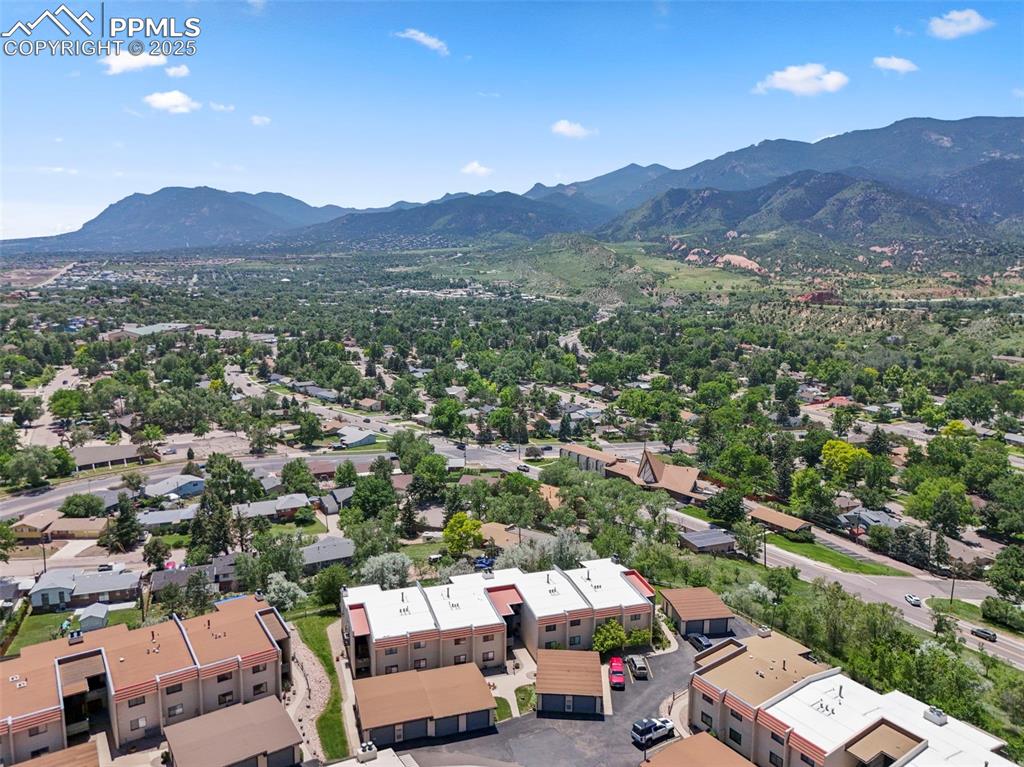 934 Fontmore Road, Unit C Colorado Springs, CO 80904 - Photo 31 of 37 a view of a city with mountain