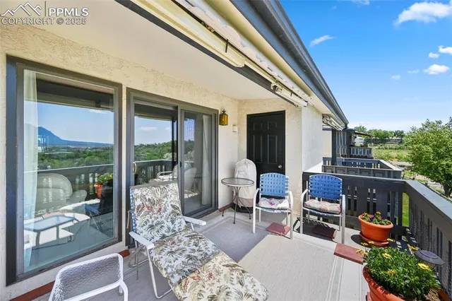 a outdoor space with furniture