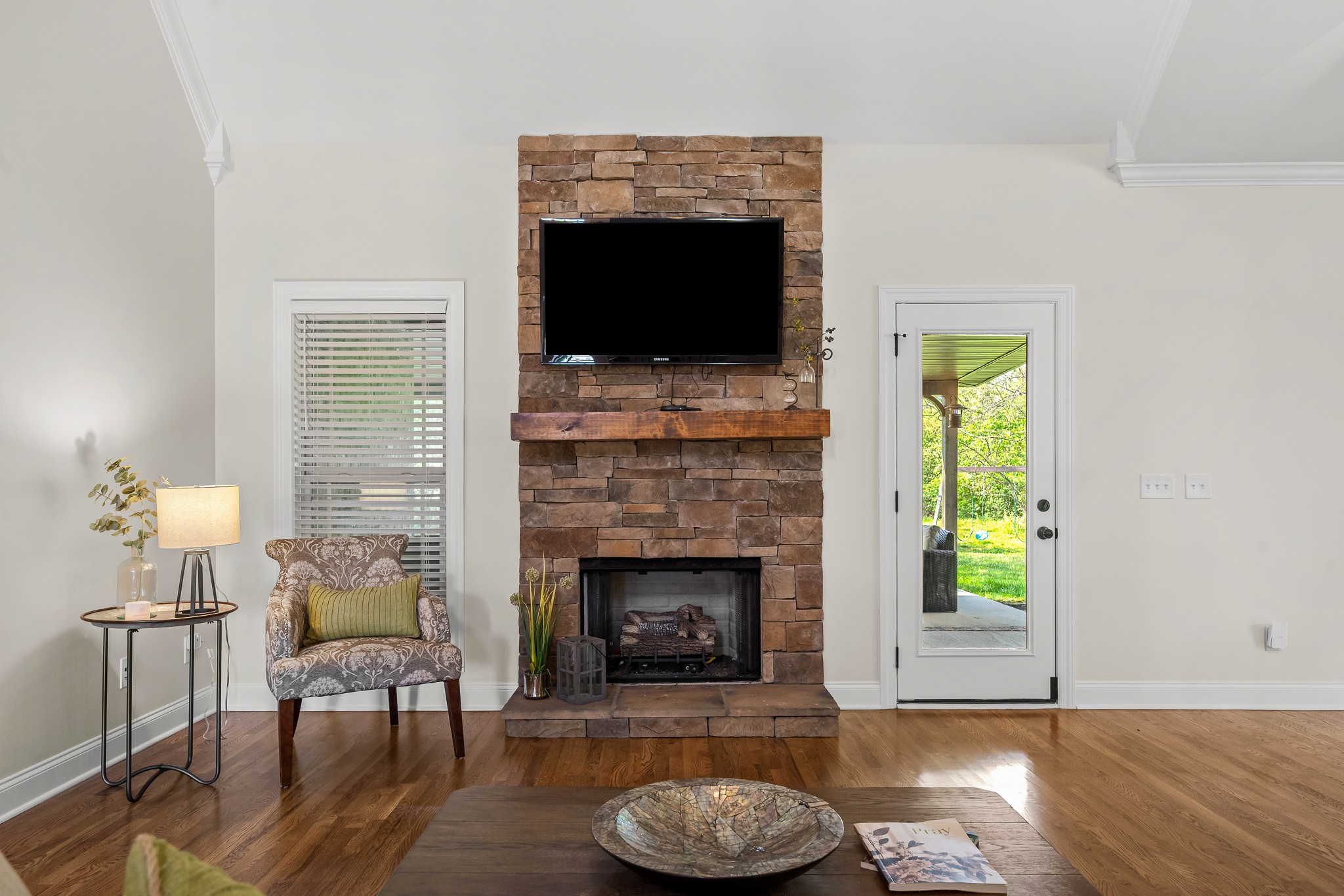 3023 Columnar Court Murfreesboro, TN 37129 - Photo 14 of 55 a living room with furniture and a fireplace