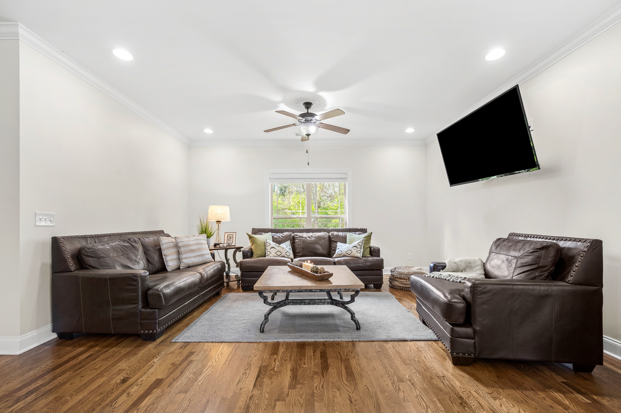 3023 Columnar Court Murfreesboro, TN 37129 - Photo 26 of 55 a living room with furniture and a flat screen tv