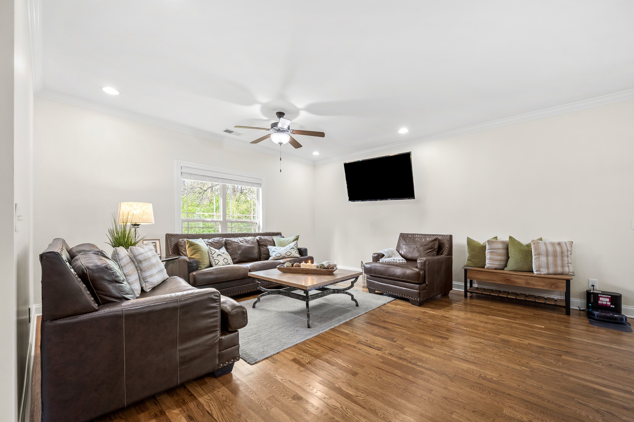 3023 Columnar Court Murfreesboro, TN 37129 - Photo 27 of 55 a living room with furniture and a flat screen tv