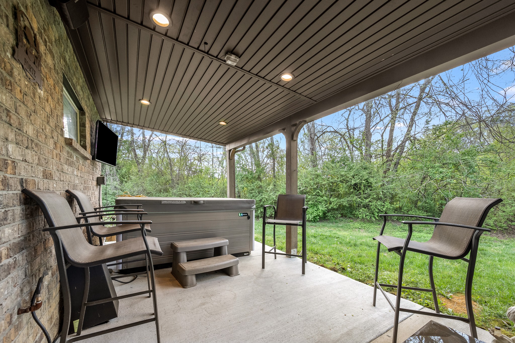 3023 Columnar Court Murfreesboro, TN 37129 - Photo 47 of 55 a view of a patio with table and chairs with wooden floor and fence
