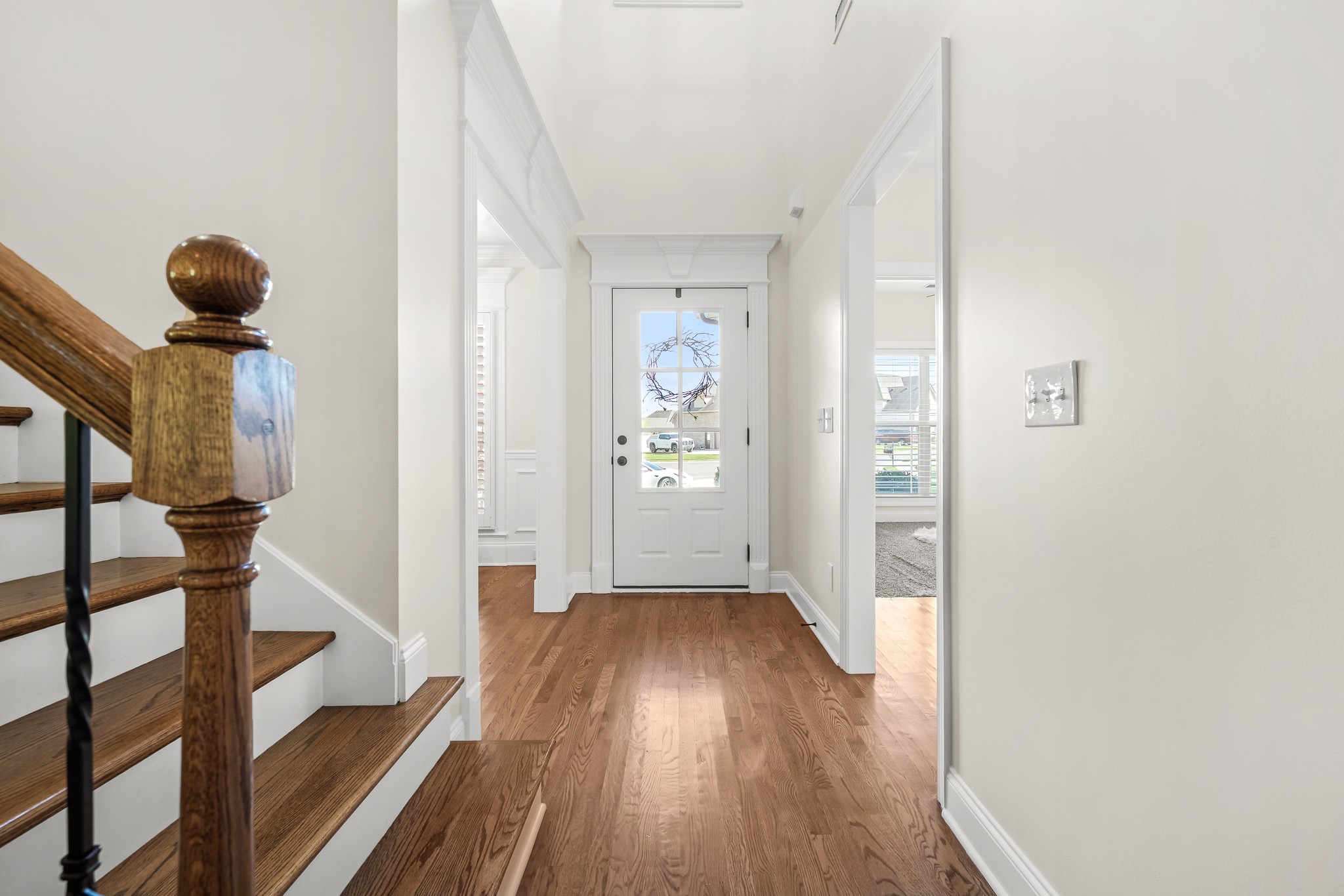 3023 Columnar Court Murfreesboro, TN 37129 - Photo 8 of 55 a view of hallway with stairs and wooden floor