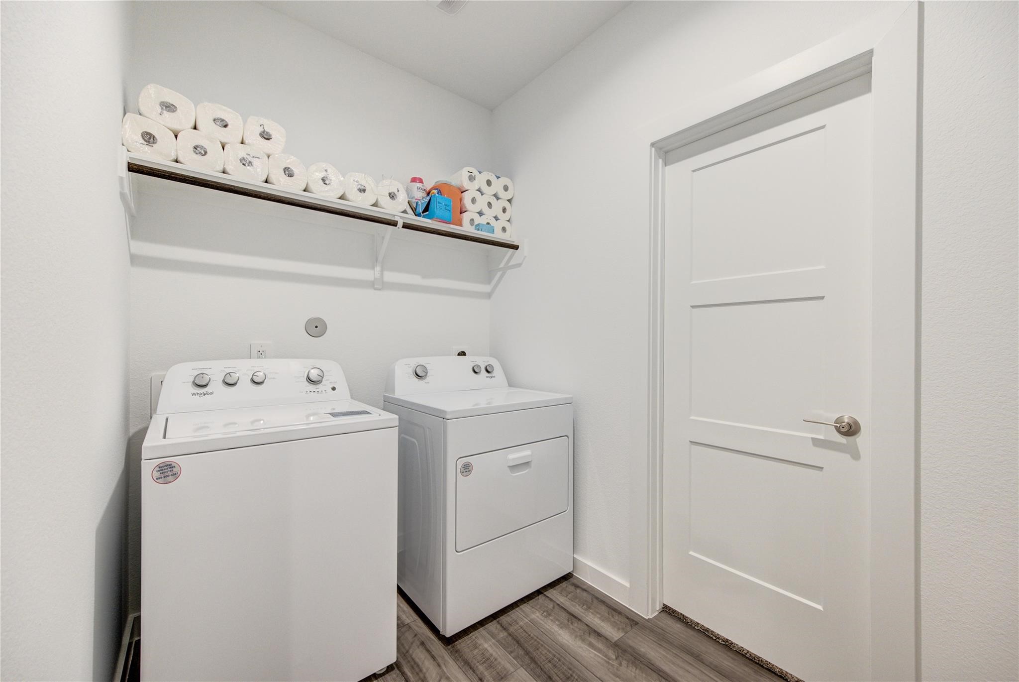 22515 Modica Rift Lane Katy, TX 77449 - Photo 12 of 34 a utility room with dryer and washer