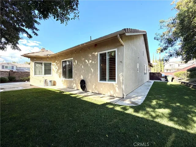 a view of a room with a window