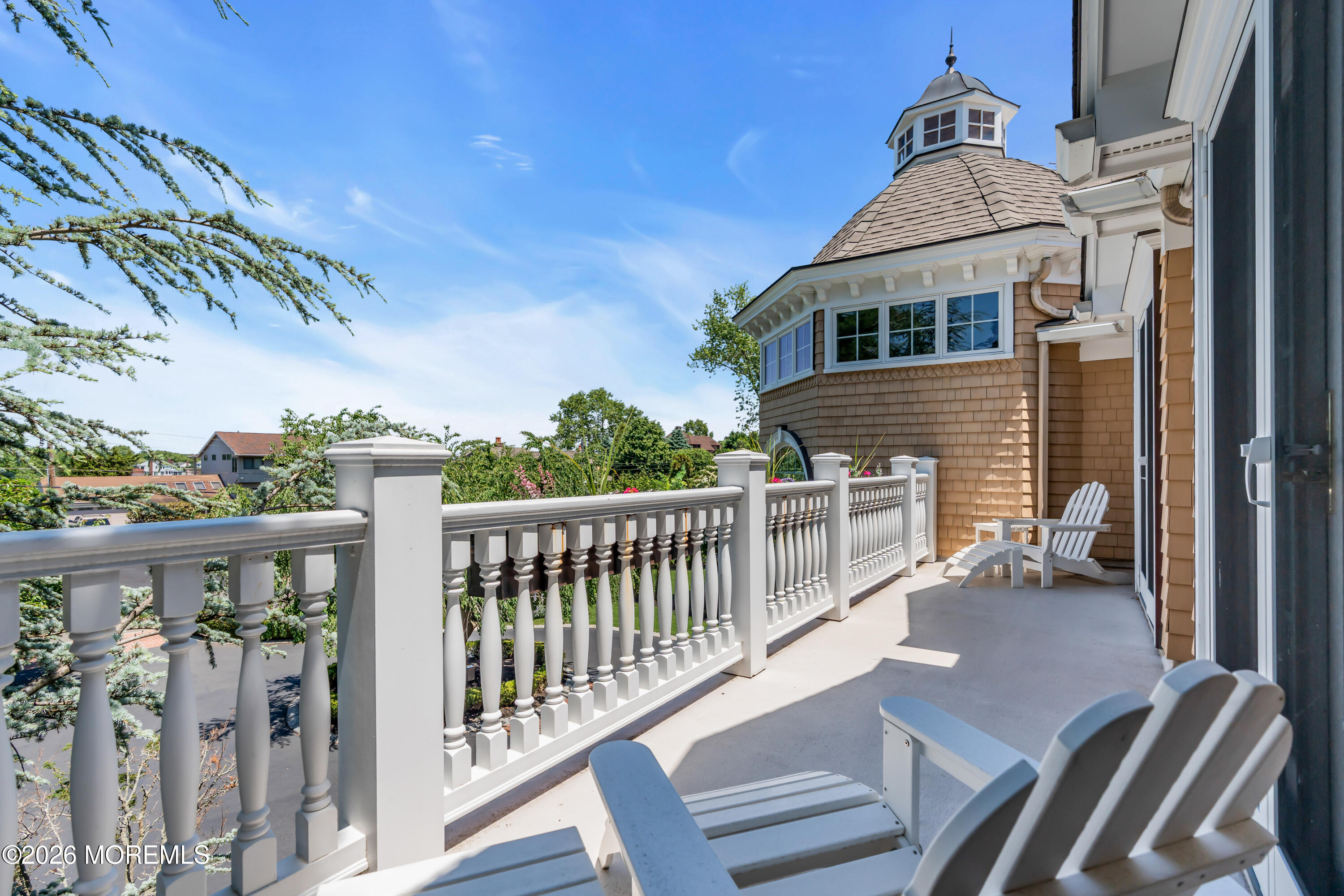 600 Little Silver Point Road Little Silver, NJ 07739 - Photo 36 of 55 a view of a balcony with furniture