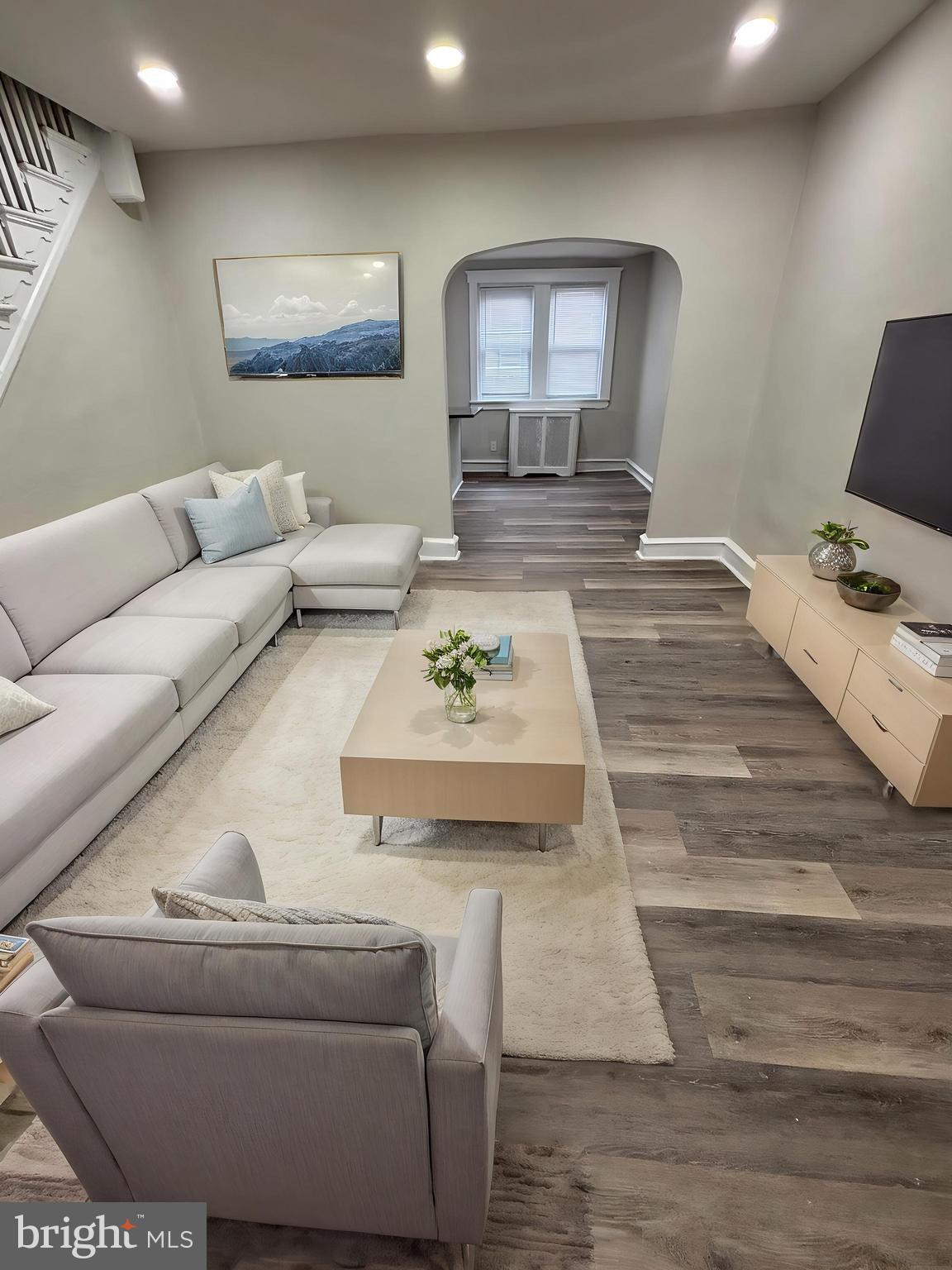 441 West Raymond Street Philadelphia, PA 19140 - Photo 6 of 29 virtually staged living room