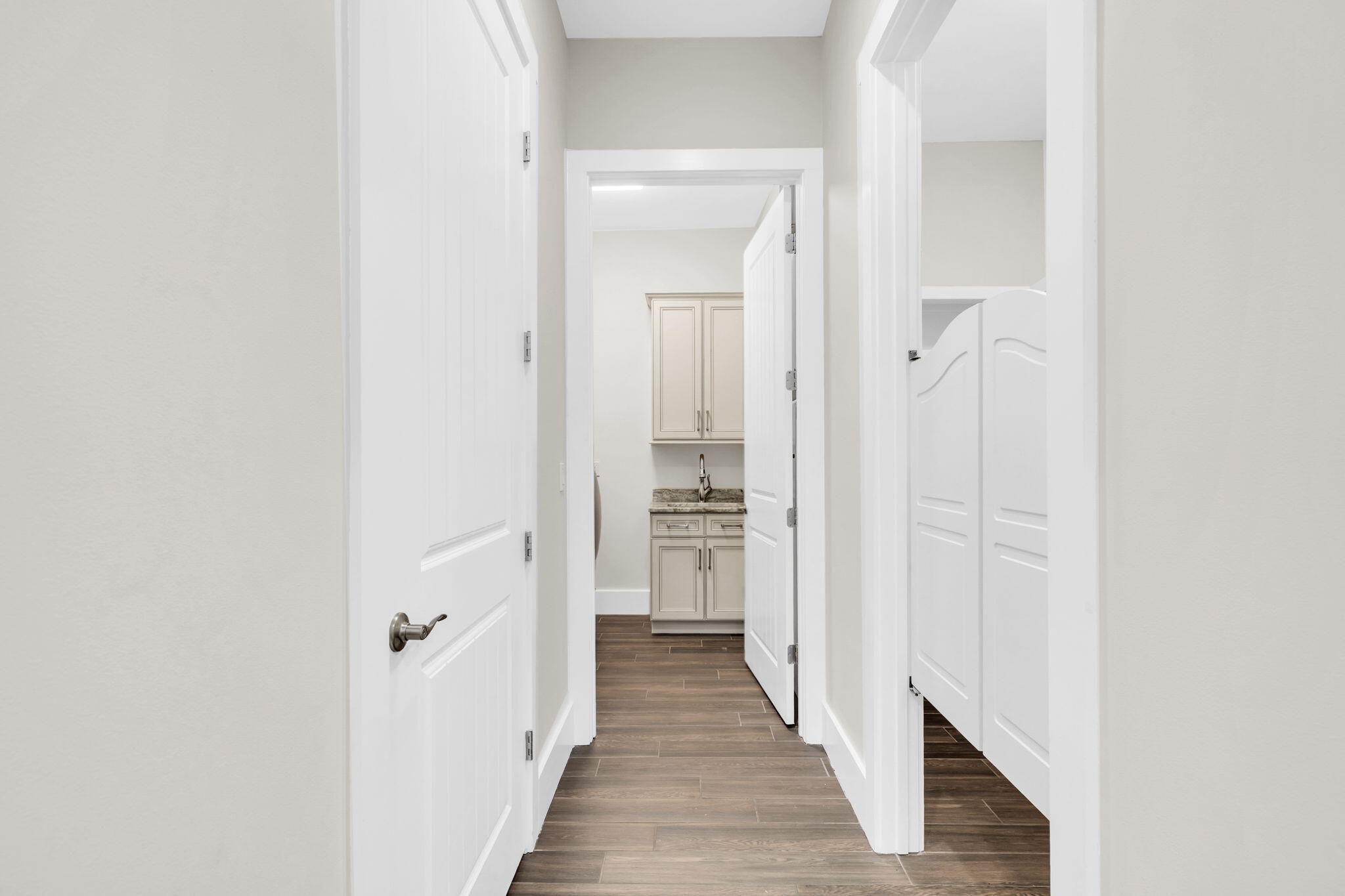 82 Amadeus Avenue Freeport, FL 32439 - Photo 10 of 95 a view of a hallway with wooden floor and closet