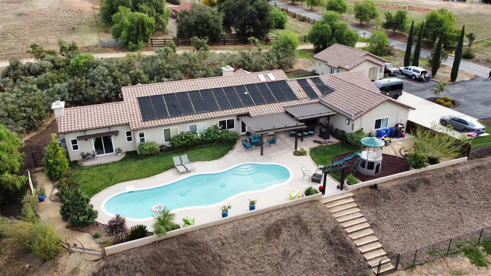 31028 Saddleback Road Valley Center, CA 92082 - Photo 18 of 21 an aerial view of a house