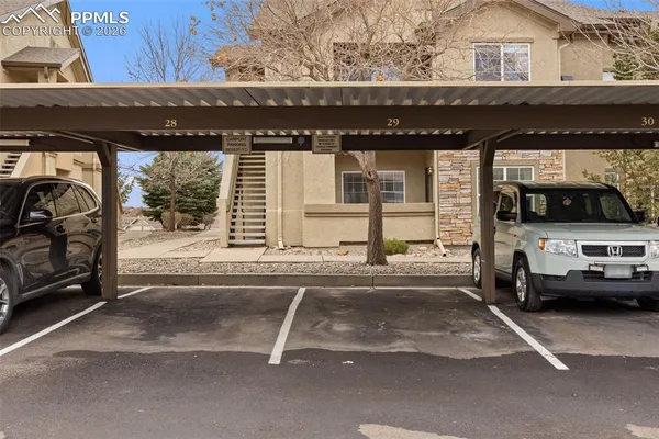 a view of parking area