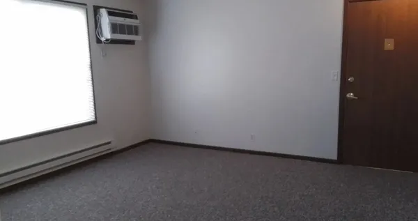 a room with a window