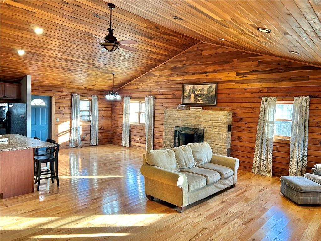 110 Horseshoe Bend Road Prosperity, PA 15329 - Photo 7 of 16 a living room with furniture and a fireplace