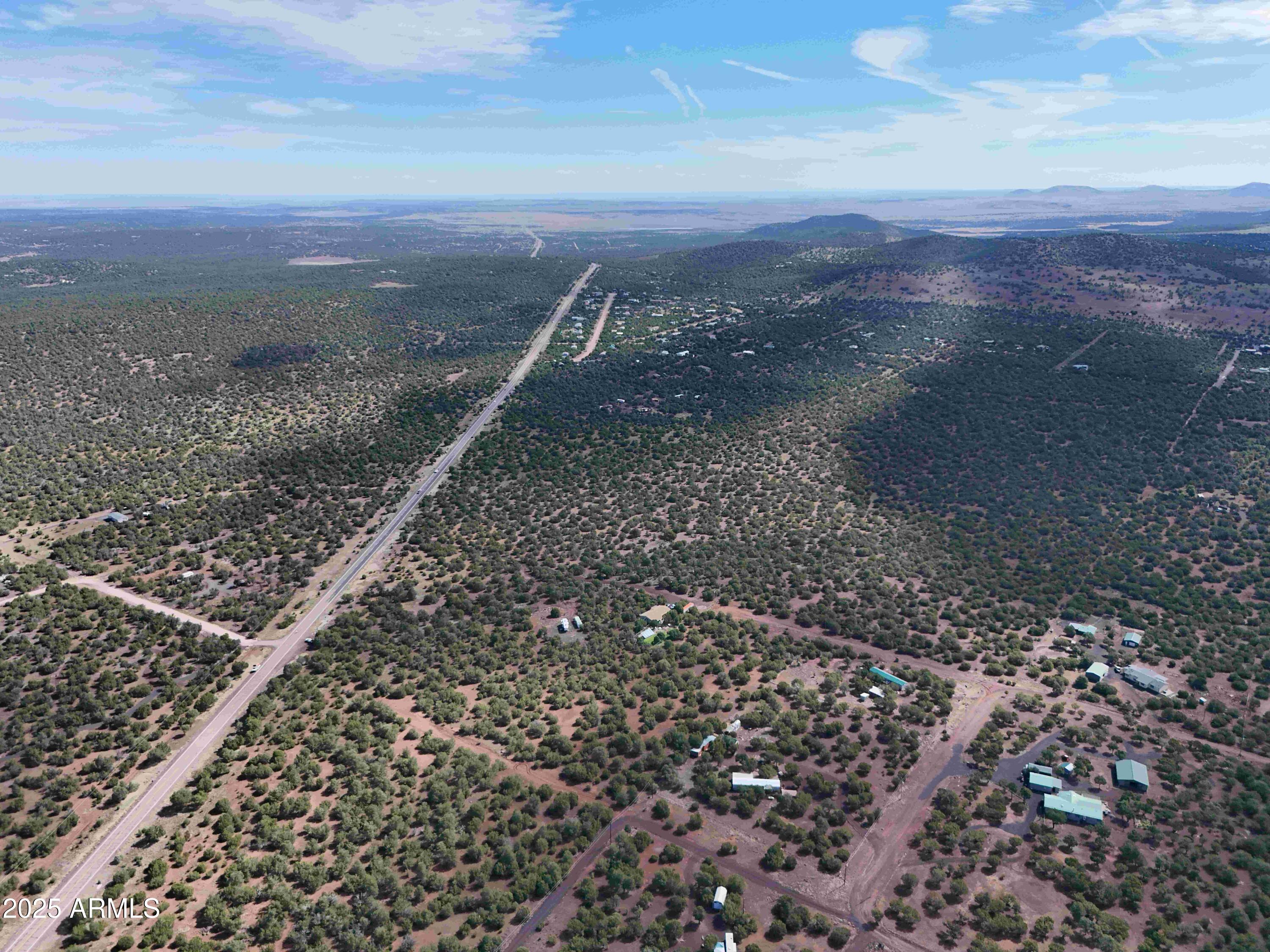 35554 State Route 260 Show Low, AZ 85901 - Photo 4 of 27 a view of a dry yard with lots of trees