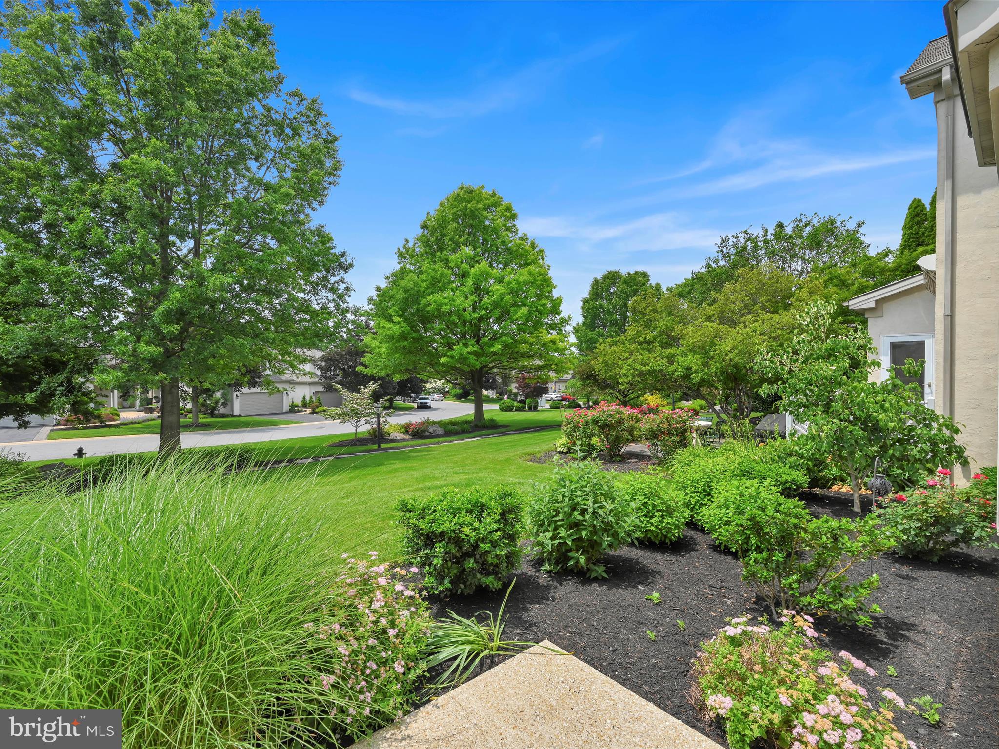1082 Stillwood Circle Lititz, PA 17543 - Photo 31 of 44 a view of a garden with trees in the background