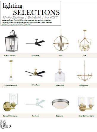 737 West Holly Springs Road Holly Springs, NC 27540 - Photo 8 of 37 Lighting Selections