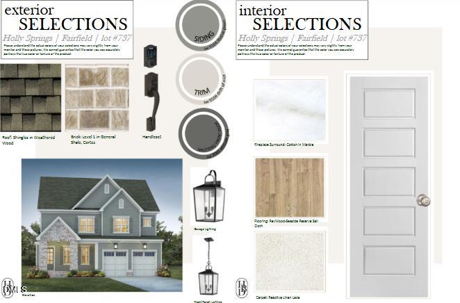 737 West Holly Springs Road Holly Springs, NC 27540 - Photo 6 of 37 Exterior and Interior Selections