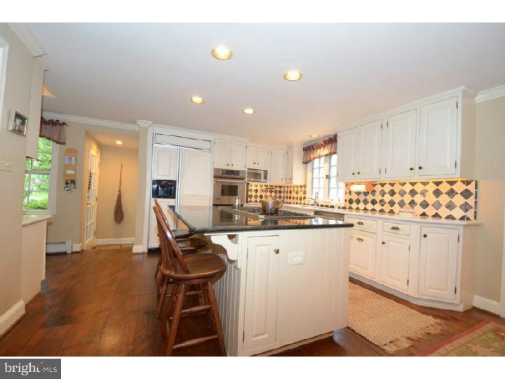 642 Mount View Road Berwyn, PA 19312 - Photo 9 of 25 a kitchen with granite countertop white cabinets sink and stainless steel appliances