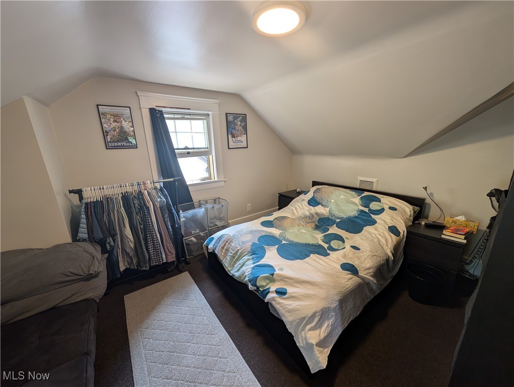 2108 Stillman Road, Unit 3 Cleveland, OH 44118 - Photo 5 of 14 Bedroom featuring lofted ceiling and carpet