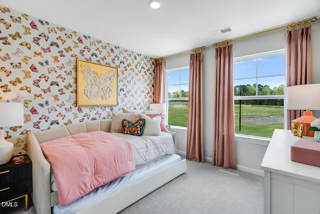 a view of a backyard of a house