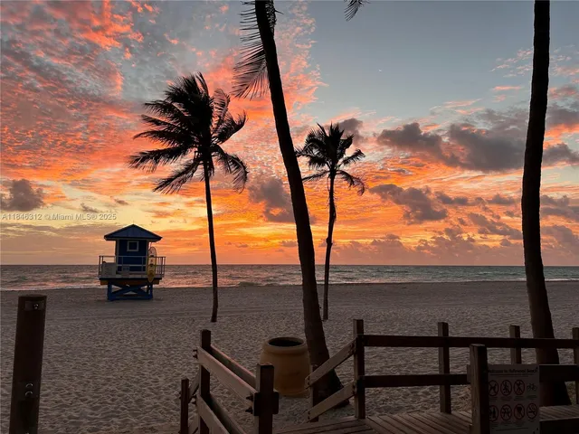 a view of outdoor space with seating area
