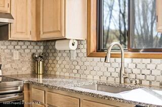 41 Crest View Road Lake Ariel, PA 18436 - Photo 12 of 54 a bathroom with a granite countertop sink and a mirror