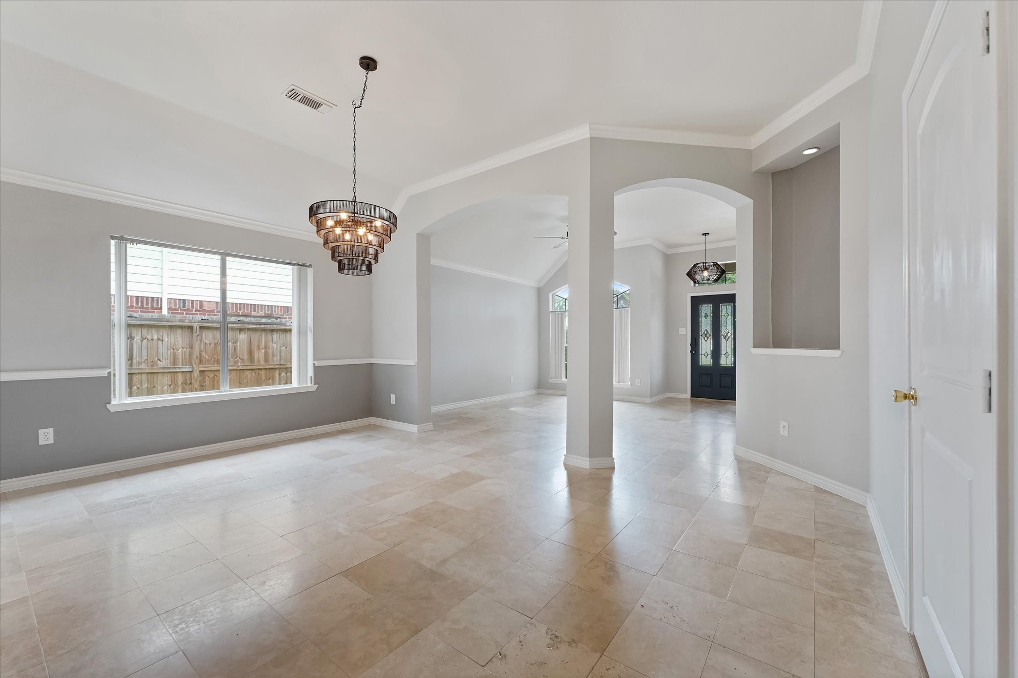 29823 Spring Terrace Drive Spring, TX 77386 - Photo 13 of 49 a view of a room with window cabinet and chandelier