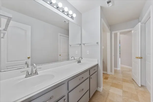 a view of a backyard with a garden