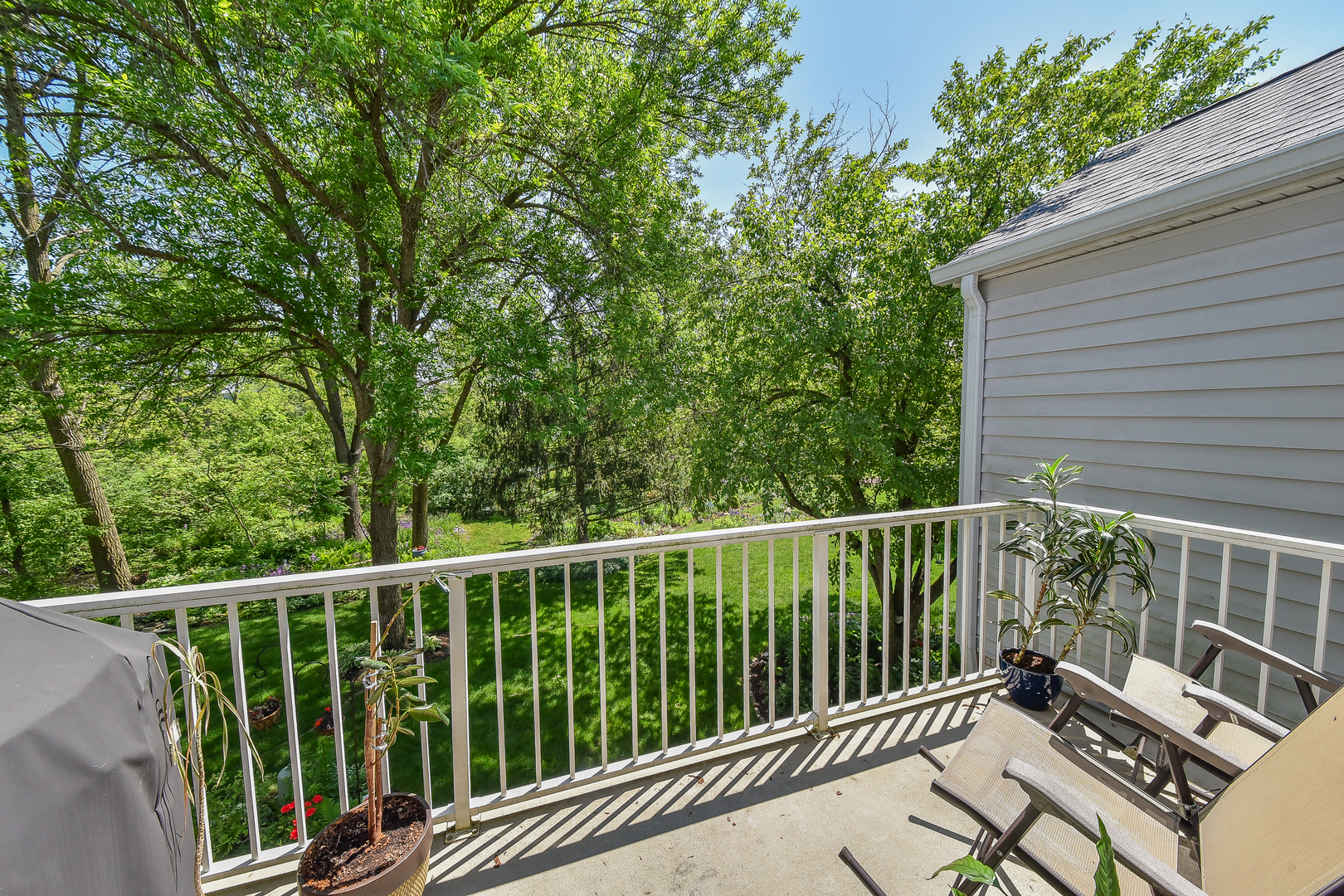 -n159 Windermere Road, Unit 1107 Winfield, IL 60190 - Photo 11 of 14 a view of a balcony with wooden floor