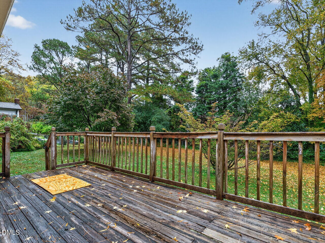617 South Lakeside Drive Raleigh, NC 27606 - Photo 30 of 32 a view of balcony with wooden floor and fence