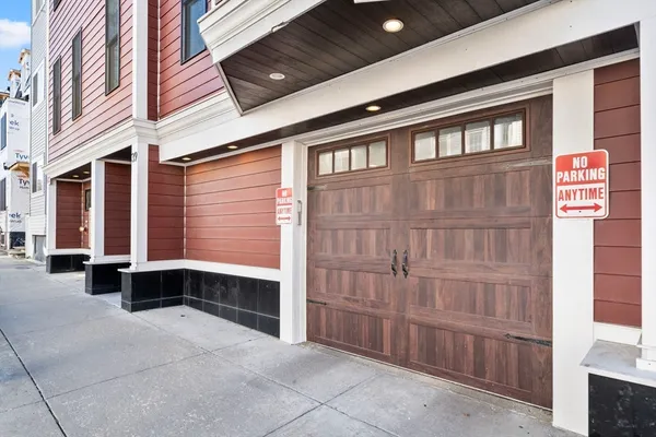 a view of an entryway with a window