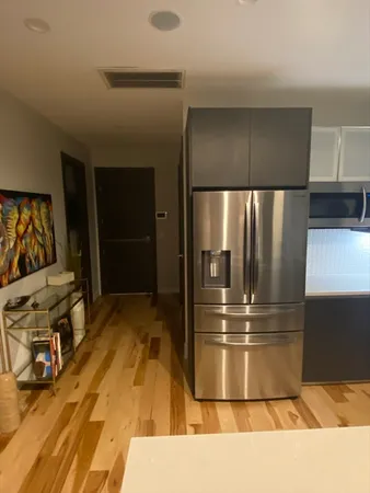 a view of a living room with a sink