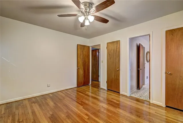 wooden floor in an empty room