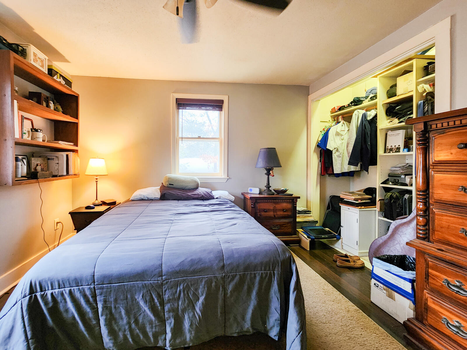 437 Cotuit Road Mashpee, MA 02649 - Photo 16 of 30 a bedroom with a bed and wooden floor