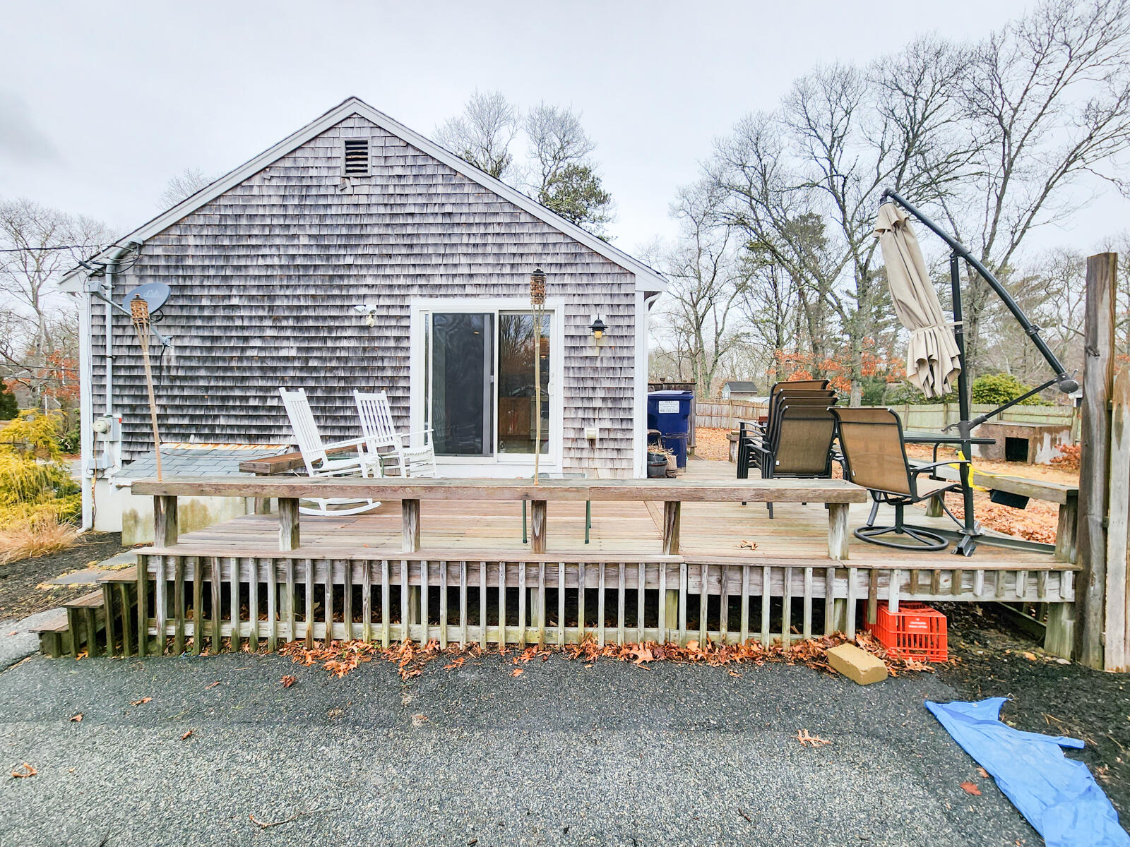 437 Cotuit Road Mashpee, MA 02649 - Photo 27 of 30 a view of a house with a yard and fence