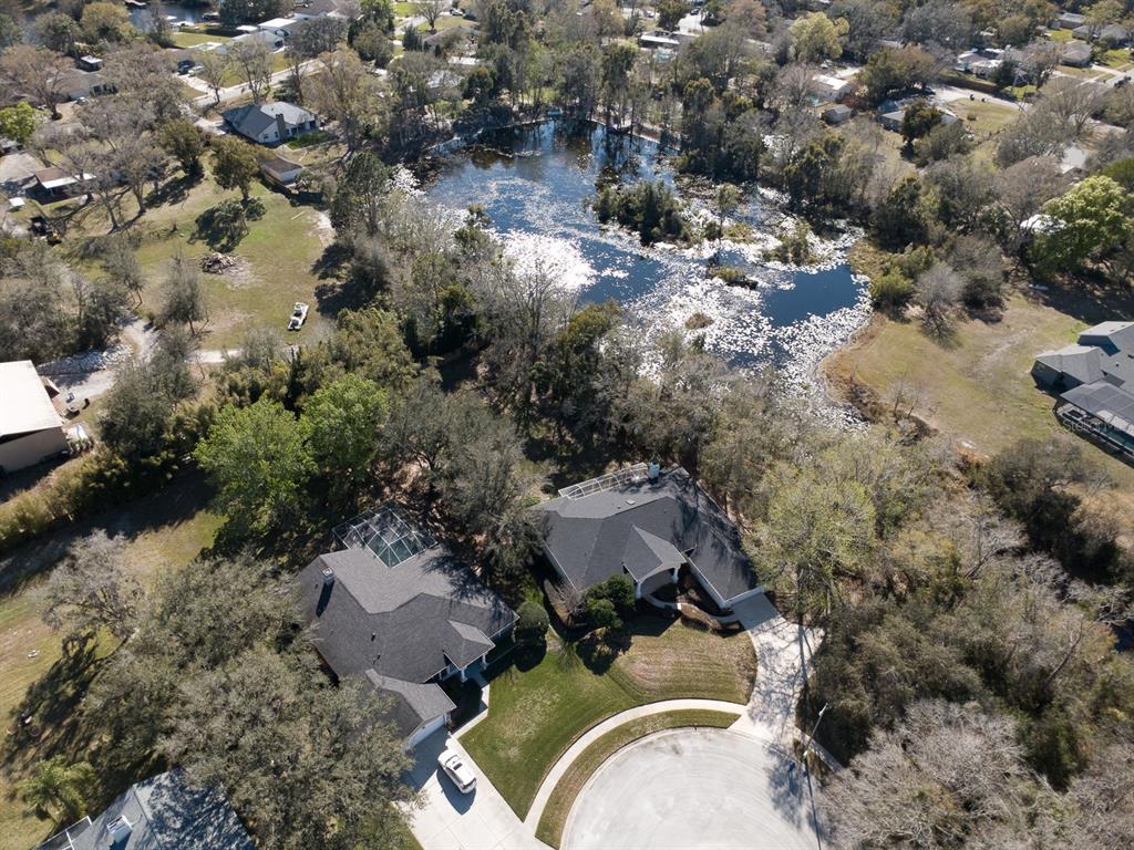 814 Brantenburg Way Lutz, FL 33548 - Photo 33 of 34 an aerial view of a house with a yard