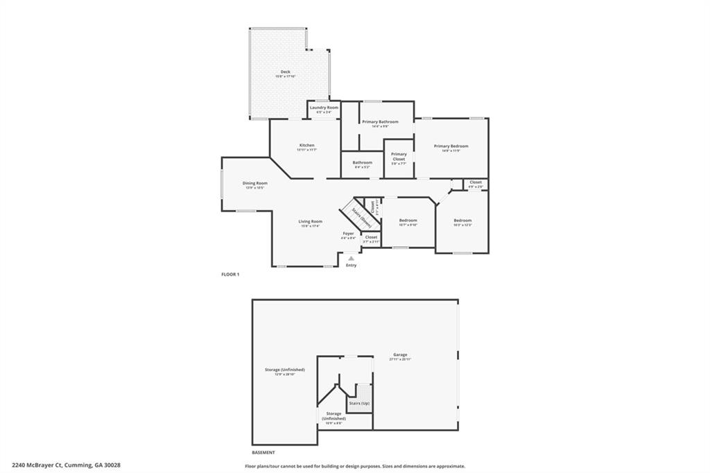 2240 McBrayer Court Cumming, GA 30028 - Photo 35 of 35 a picture of floor plan